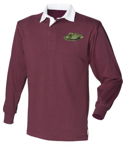 AVRE Embroidered Plain Rugby Shirt
